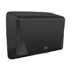 ASI 0199-2-41 TURBO ADA - Automatic High Speed Hand Dryer (220 -240V) Matte Black, Surface Mounted