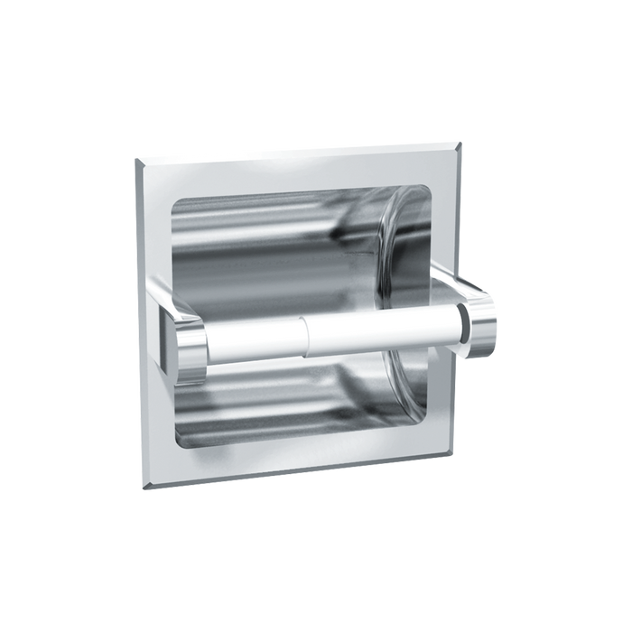 ASI 0402-Z Toilet Paper Holder - Recessed, Chrome Plated Zamak