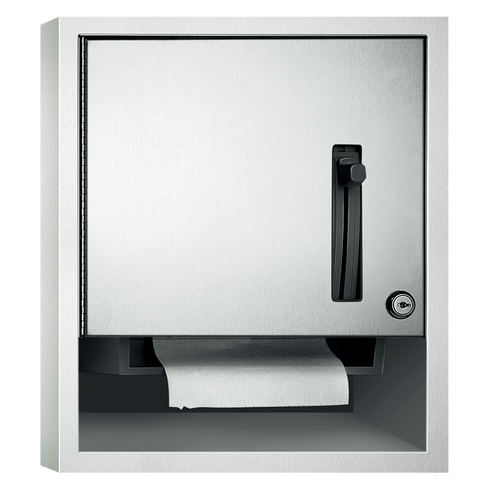 ASI 04523-6 Roll Paper Towel Dispenser - Semi-Recessed