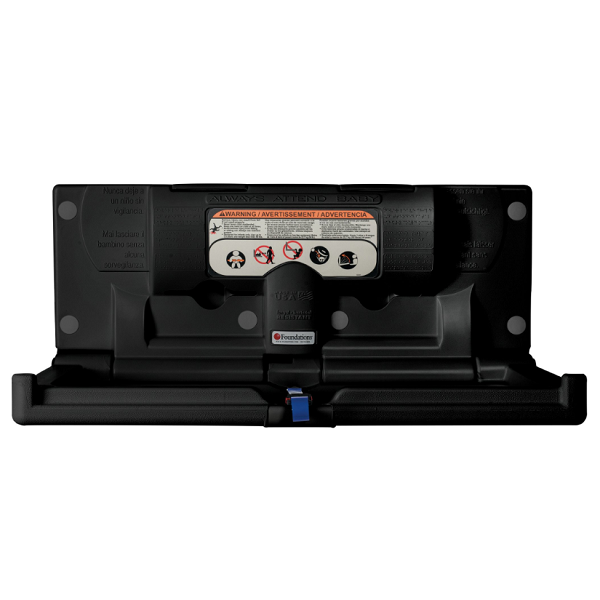 FOUNDATIONS 100-EH-BP Surface-Mounted, Horizontal-Folding Baby Changing Station