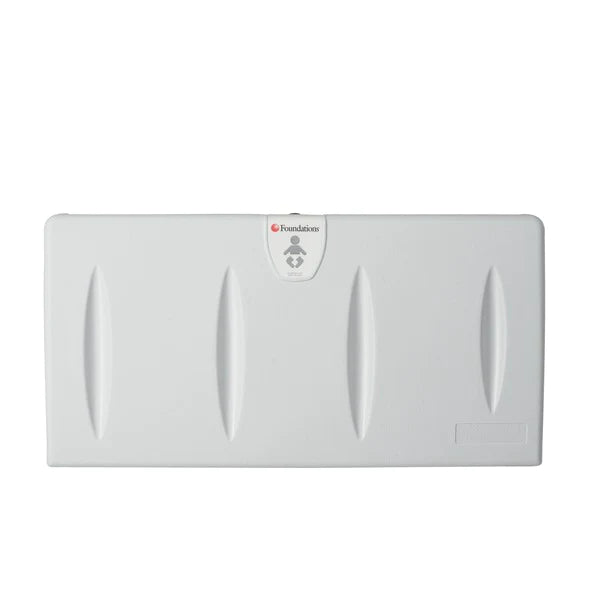 FOUNDATIONS 100-EH Surface-Mounted, Horizontal-Folding Baby Changing Station