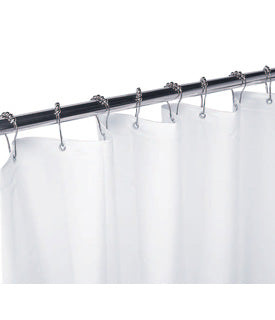 Gamco WVSC (Model #: 100sc-42x72) - White Vinyl Shower Curtain with Grommets