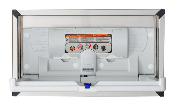 FOUNDATIONS® Model 5240259 Recess-Mounted, Horizontal-Folding Baby Changing Station