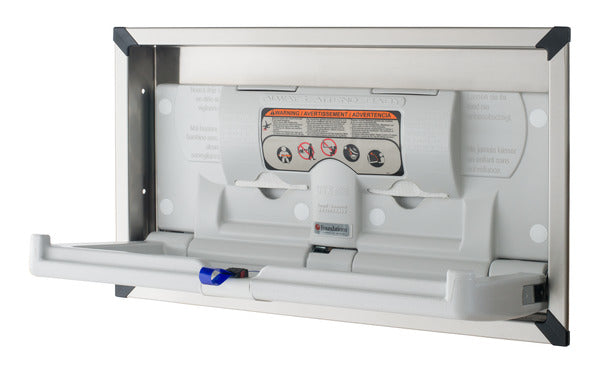 FOUNDATIONS® Model 5240259 Recess-Mounted, Horizontal-Folding Baby Changing Station