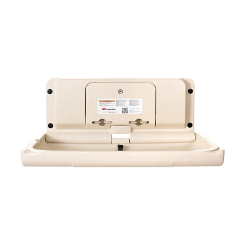 FOUNDATIONS 200-EH ULTRA Surface-Mounted, Horizontal-Folding Baby Changing Station with EZ Mount Backer Plate