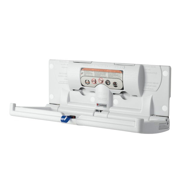 FOUNDATIONS 100-EH-BP Surface-Mounted, Horizontal-Folding Baby Changing Station