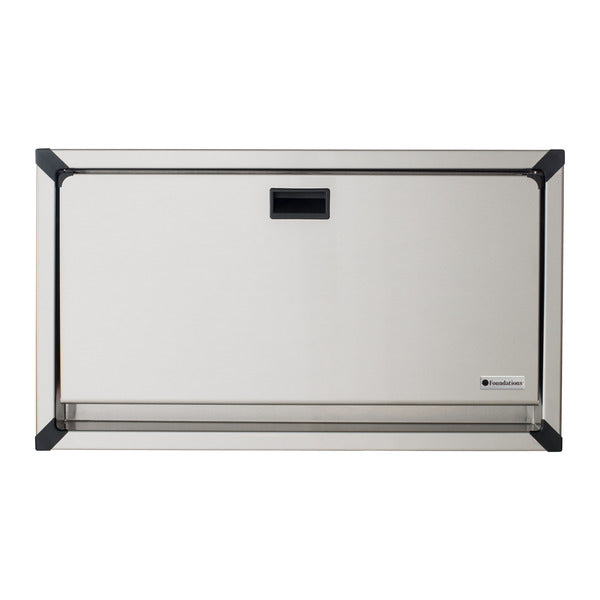FOUNDATIONS 100SSC-SM Surface-Mounted, Horizontal-Folding Baby Changing Station