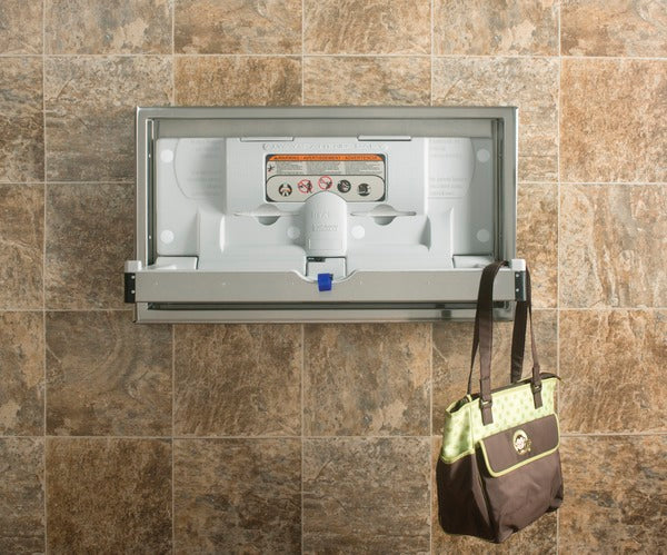 FOUNDATIONS 100SSC-SM Surface-Mounted, Horizontal-Folding Baby Changing Station
