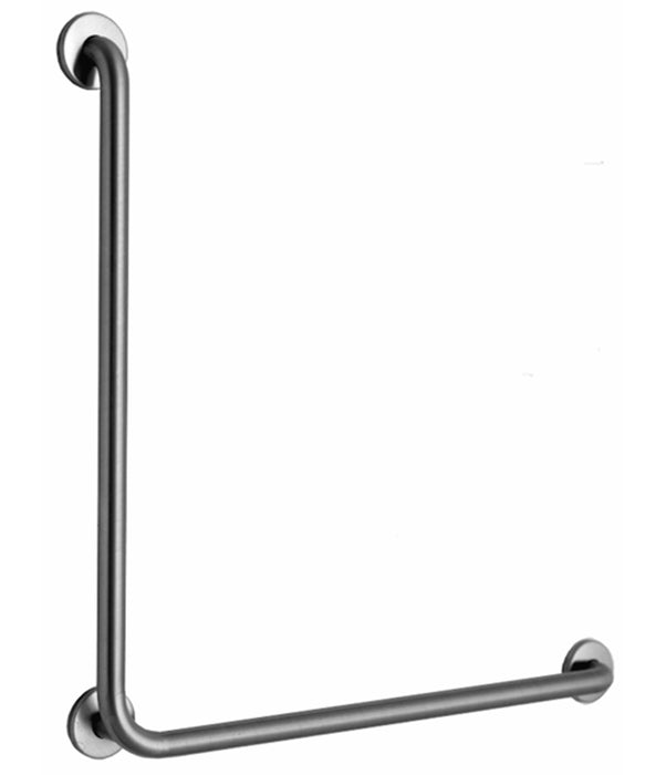 Bobrick B-5898 90 Degree Grab Bar, 1-1/4" Diameter, 30" x 30"
