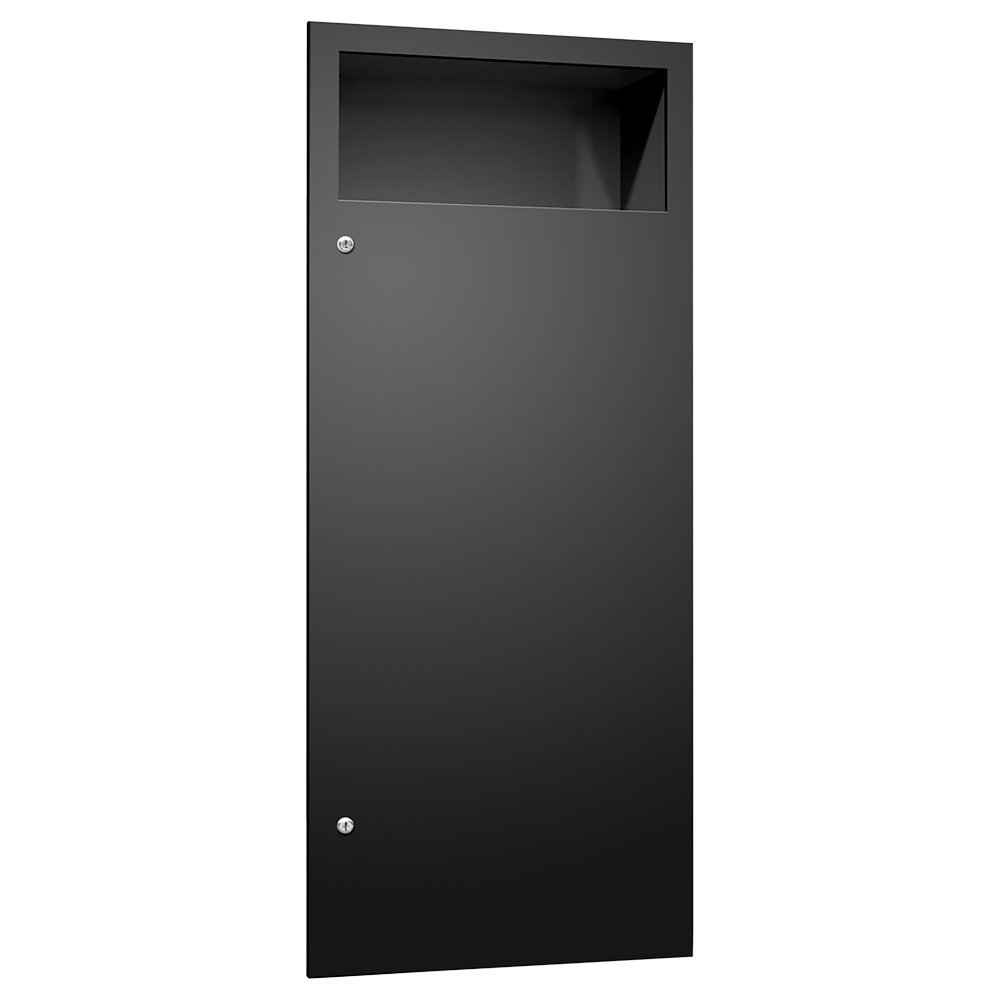 ASI 6474-41PC Waste Receptacle - Recessed - Powder Coated — Island ...