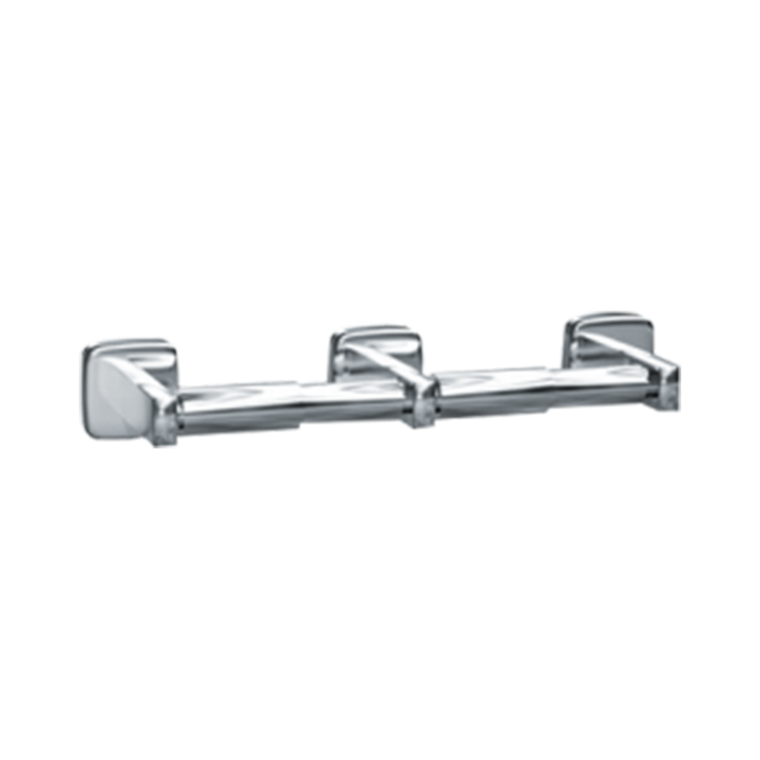 ASI 7305-2B Toilet Paper Holder (Double) - Surface Mounted, Bright