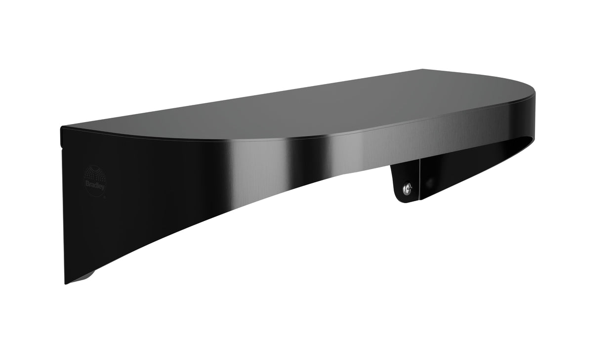 Bradley 7B2-0082400 Shelf, Stainless Satin, 20 Gauge, 8 X 24