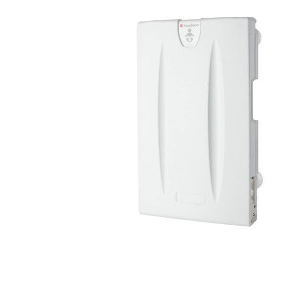 FOUNDATIONS 100-EV-BP Surface-Mounted, Vertical-Folding Baby Changing Station
