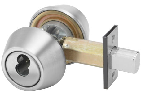 Accentra D122 Cylinder X Cylinder Deadbolt, Schlage Keyway, Grade 1