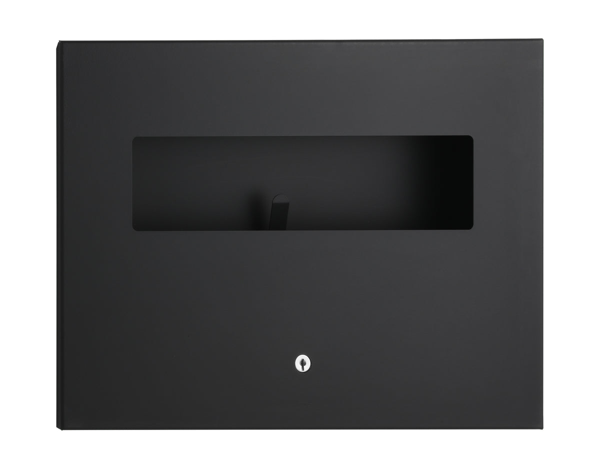 Bobrick B3013.MBLK TrimLineSeries Recessed SeatCover Dispenser, Matt