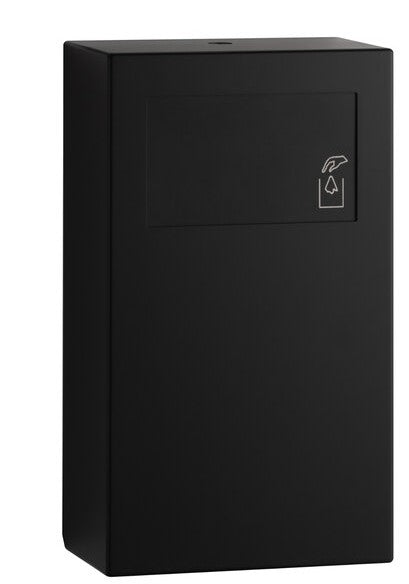 Bobrick B-9254.MBLK Surface-Mounted Sanitary Disposal, Matte Black