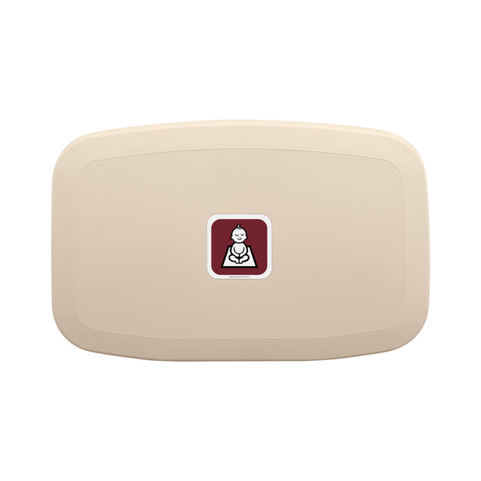 Gamco BCS-3 Surface-Mounted ADA-Compliant Baby Changing Station Cream