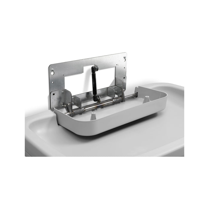 Gamco BCS-4 Surface-Mounted ADA-Compliant Baby Changing Station Light Grey