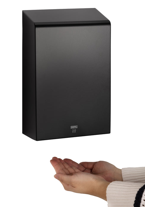Gamco DR-5125.MBLK Surface-Mounted ADA Compliant High Speed Hand Dryer with HEPA Filter, Matte Black