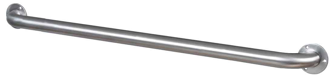 Gamco 150E-series-exposed - 1.5 Inch Diameter Straight Grab Bar with Exposed Flange