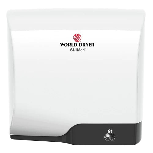 WORLD DRYER® L-974 SLIMdri™ Hand Dryer - White Epoxy on Aluminum Automatic