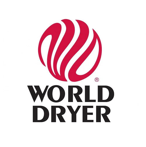 WORLD DRYER® Q-974A2 VERDEdri® Hand Dryer - White Epoxy on Aluminum Automatic Surface-Mounted ADA Compliant