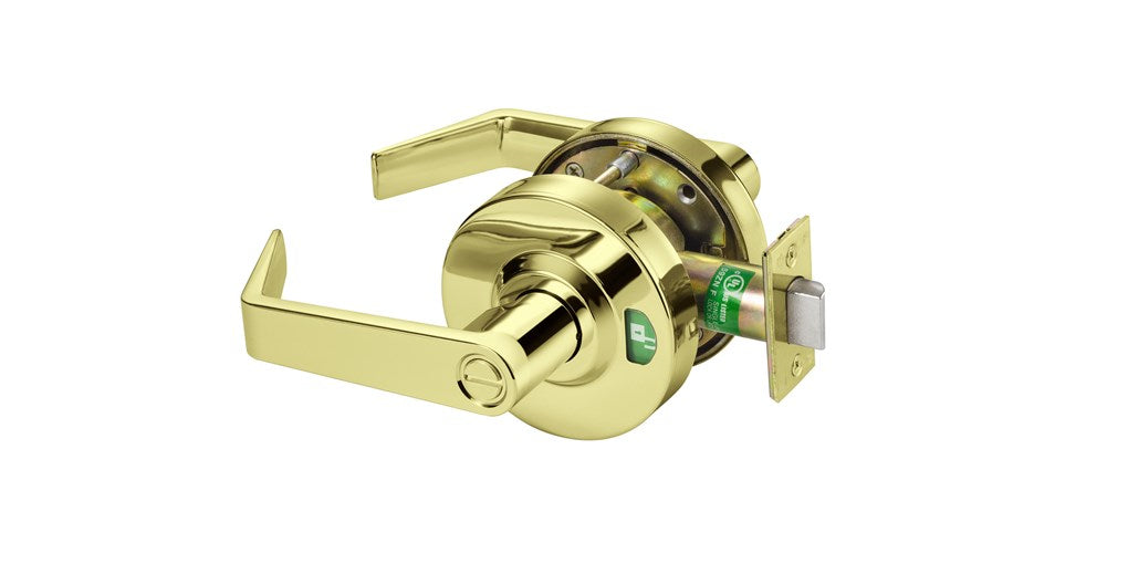 Accentra YPL02 Heavy-Duty Cylindrical Indicator Lever Lock, Privacy Fu ...