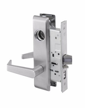 Accentra 8822Fl X 626 Mortise Dormitory/Exit Levered Lockset, Less Cylinder, Satin Chrome