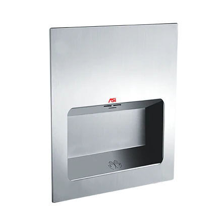 ASI Turbo-Tuff 0135-3 Fully Recessed Automatic High Speed Hand Dryer (277V) -Ada Compliant