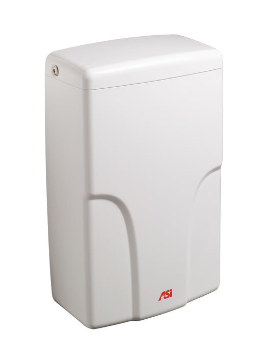 ASI 0196-1-00 Turbo-Pro - Automatic High Speed Hand Dryer - Triple Hepa Filter - Ada Compliant - (120V) - White