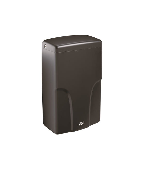 ASI 0196-1-41  TURBO-Pro - Automatic High Speed Hand Dryer (120V) HEPA Filter, Matte Black, Surface Mounted ADA