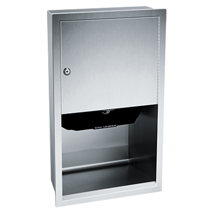 ASI 045210Ac Automatic Roll Paper Towel Dispenser, 110-240Vac - Recessed