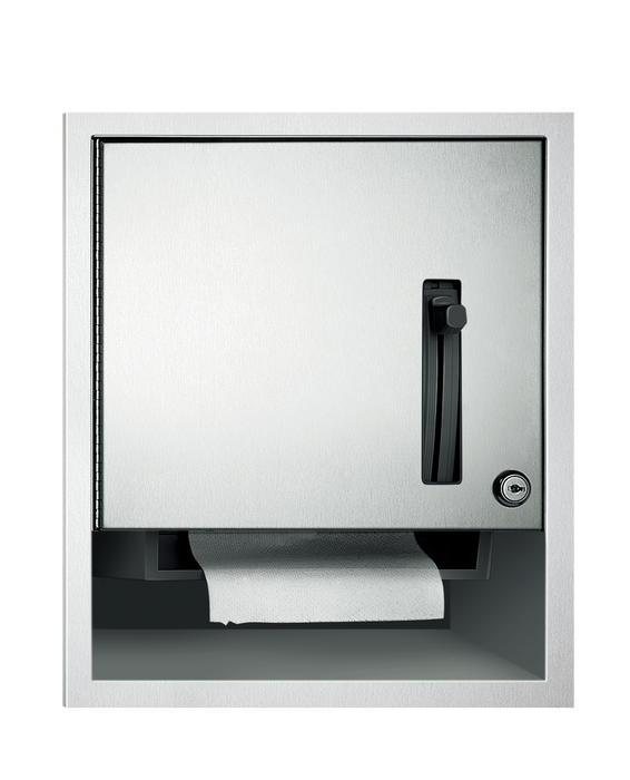 ASI 04523 Roll Paper Towel Dispenser - Recessed
