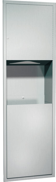 ASI 04697 Paper Towel Dispenser & Waste Receptacle - Recessed