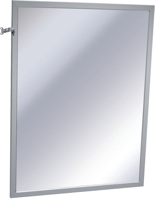 ASI 0600-T1836 Adjustable Tilt Mirror, Stainless Steel, 18 X 36 Inch