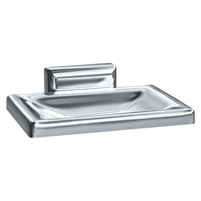 ASI 0721-Z Soap Dish - Surface Mounted, Chrome Plated Zamak