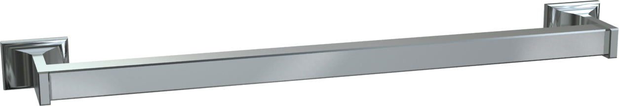 ASI 0760-Z18 Zamac Bathroom Accessories - Square Towel Bar, Surface Mounted,18"