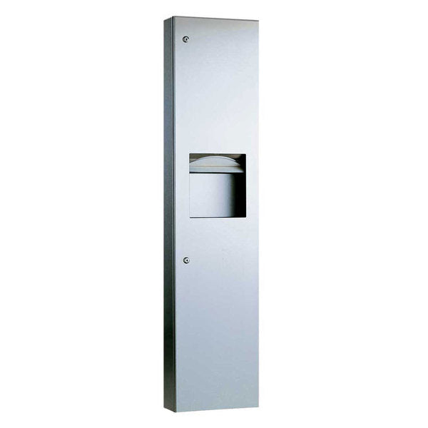 Bobrick B-38032  Trimline Series Paper Towel Dispenser/Waste Receptacle