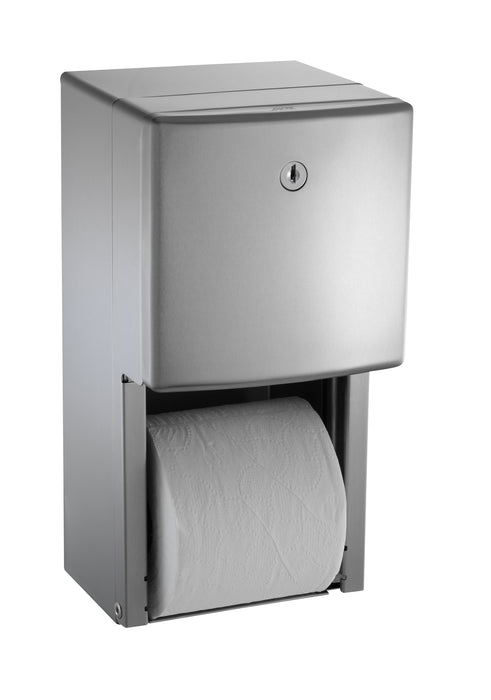 ASI 20030 Roval™ Surface Mounted Twin Hide-A-Roll Toilet Tissue Dispenser