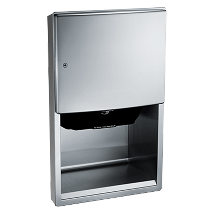 ASI 204523AC-6 Roval Semi-Recessed Automatic Roll Paper Towel Dispenser