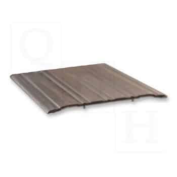 Pemko 271A48 Mill Finish Aluminum Commercial Fluted Saddle Threshold 1/4" X 5" X 48"