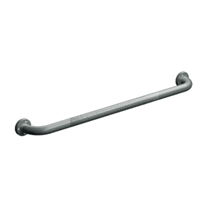 ASI 3401-36P 1/4" O.D. Exposed Mounted, 36" Straight Grab Bar -  Peened (Mounting Screws Purchased Separately)