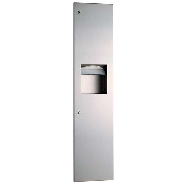Bobrick B-380349  Trimline Series Surface-Mounted Paper Towel Dispenser/Waste Receptacle