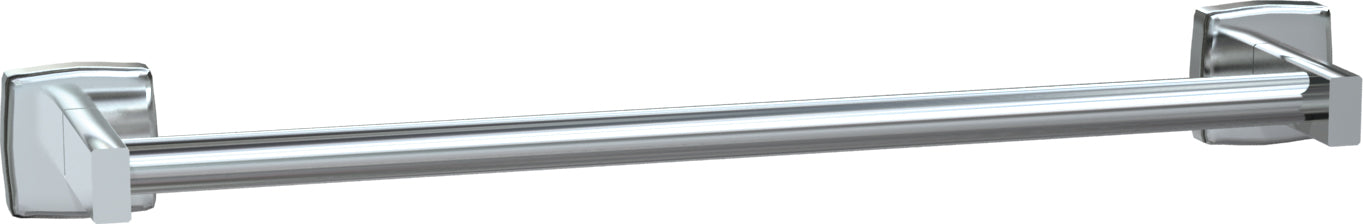 ASI 7355-24B Towel Bar-Round, Bright Stainless Steel, 24"