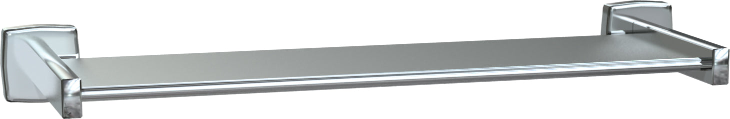 ASI 7380-18B Stainless Steel Shelf, Surface Mounted, Bright, 18"