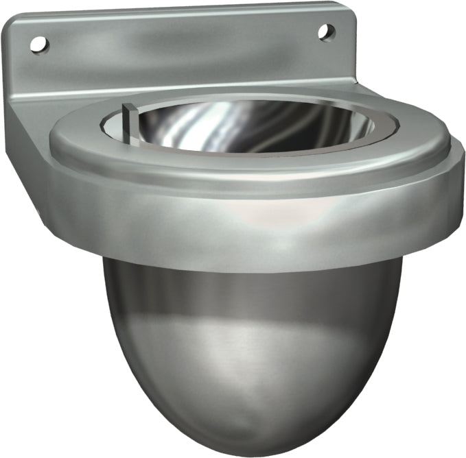 ASI 8095 Surface Mounted Wall Urn, Stainless Steel With Satin Finish