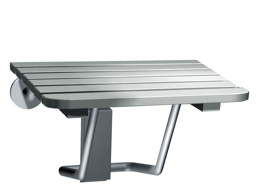 ASI 8207 Folding Seat, Stainless Steel