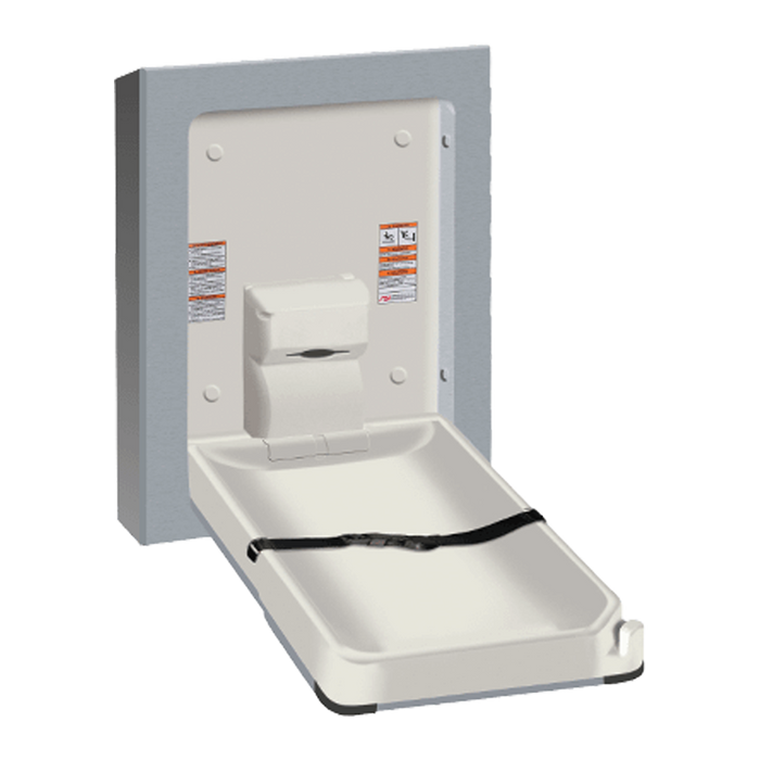 ASI 9017-9 Vertical Stainless Steel Baby Changing Station
