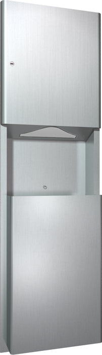 ASI 9469 Paper Towel Dispenser And Waste Receptacle - Recessed