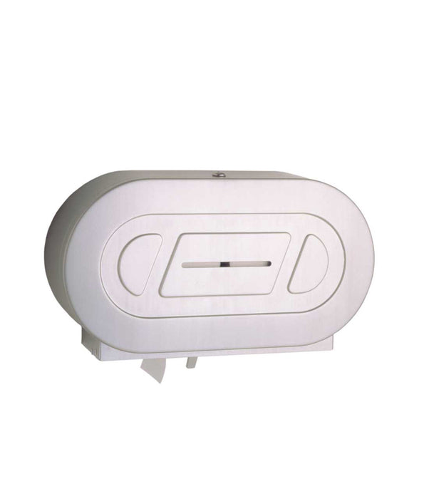 Bobrick B-2892  Surface Mounted Twin Jumbo Roll Toilet Tissue Dispenser